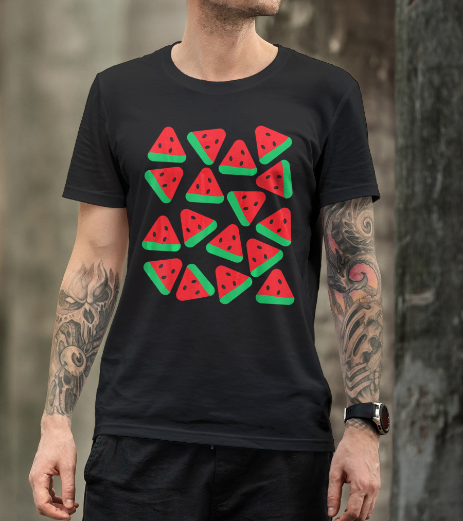 Have A Nice Day - Watermelon Man Pattern Summer Fruit Fun T-Shirt