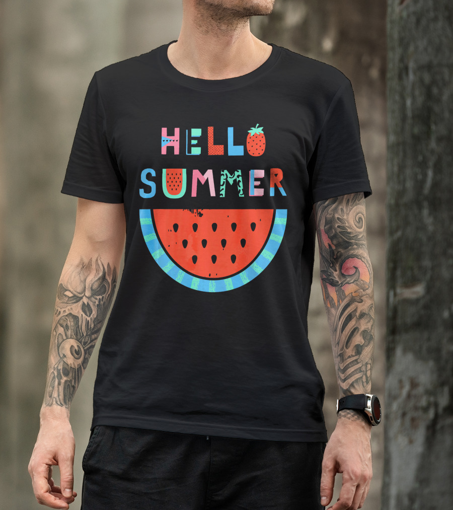 Hello Summer Fun Watermelon T-Shirt
