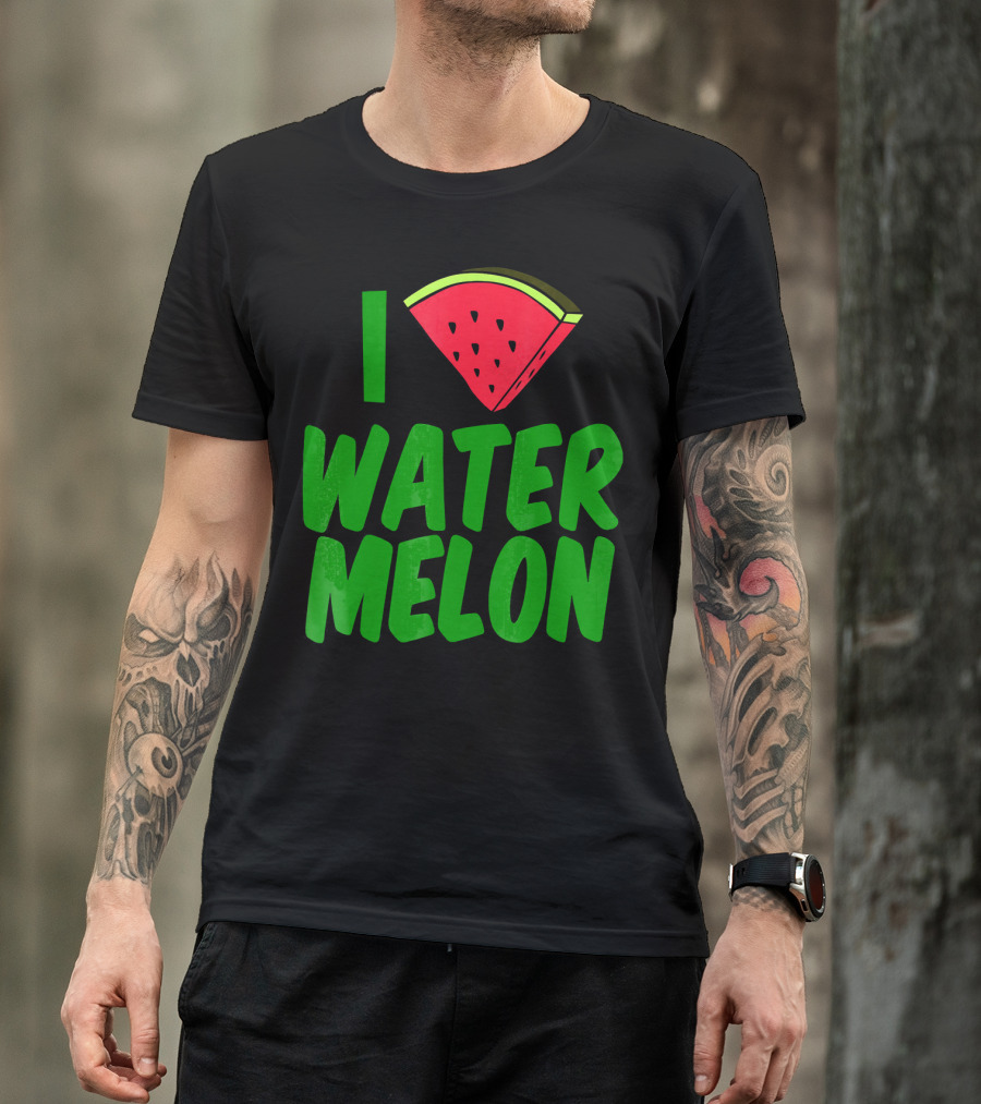 I Love Watermelon Slice Top T-Shirt