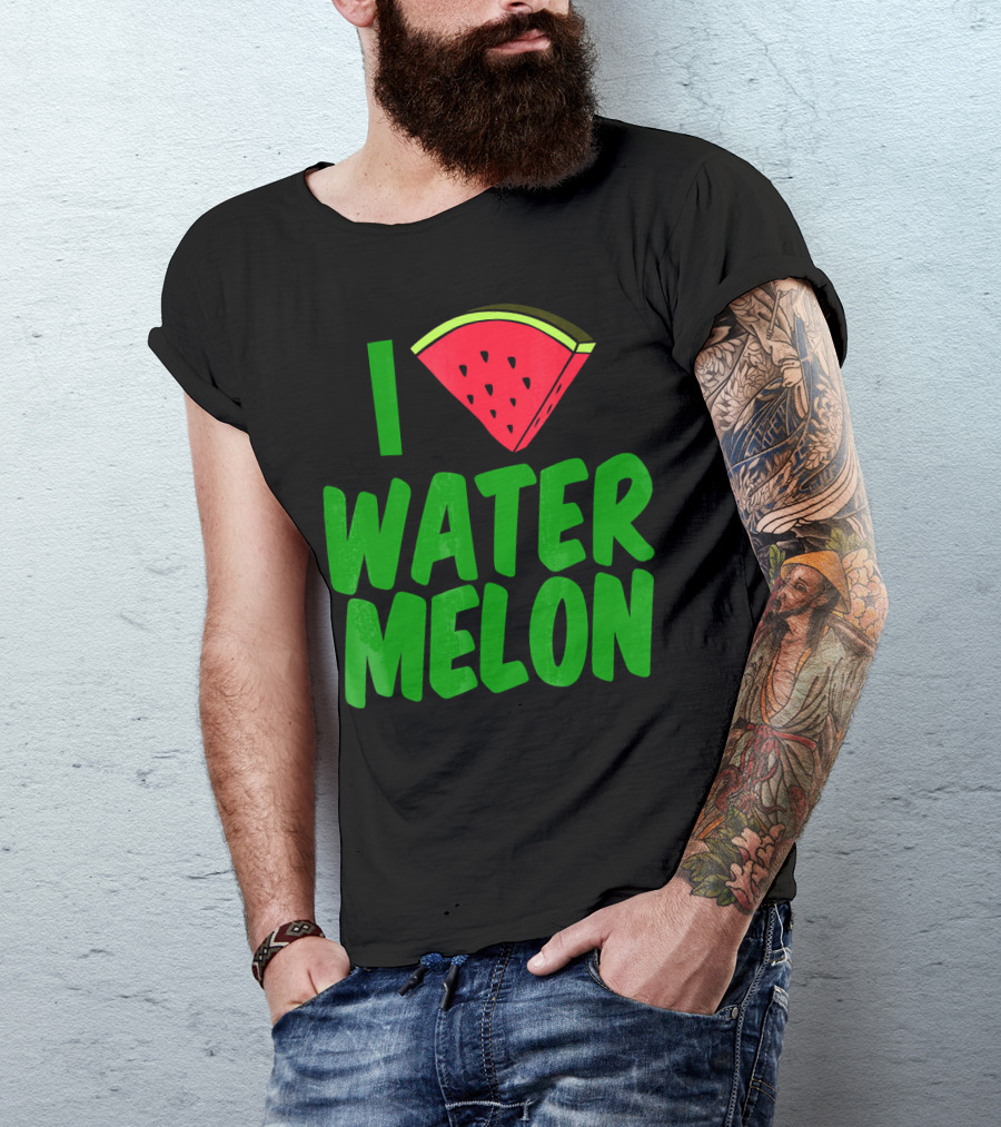 I Love Watermelon Slice Top T-Shirt