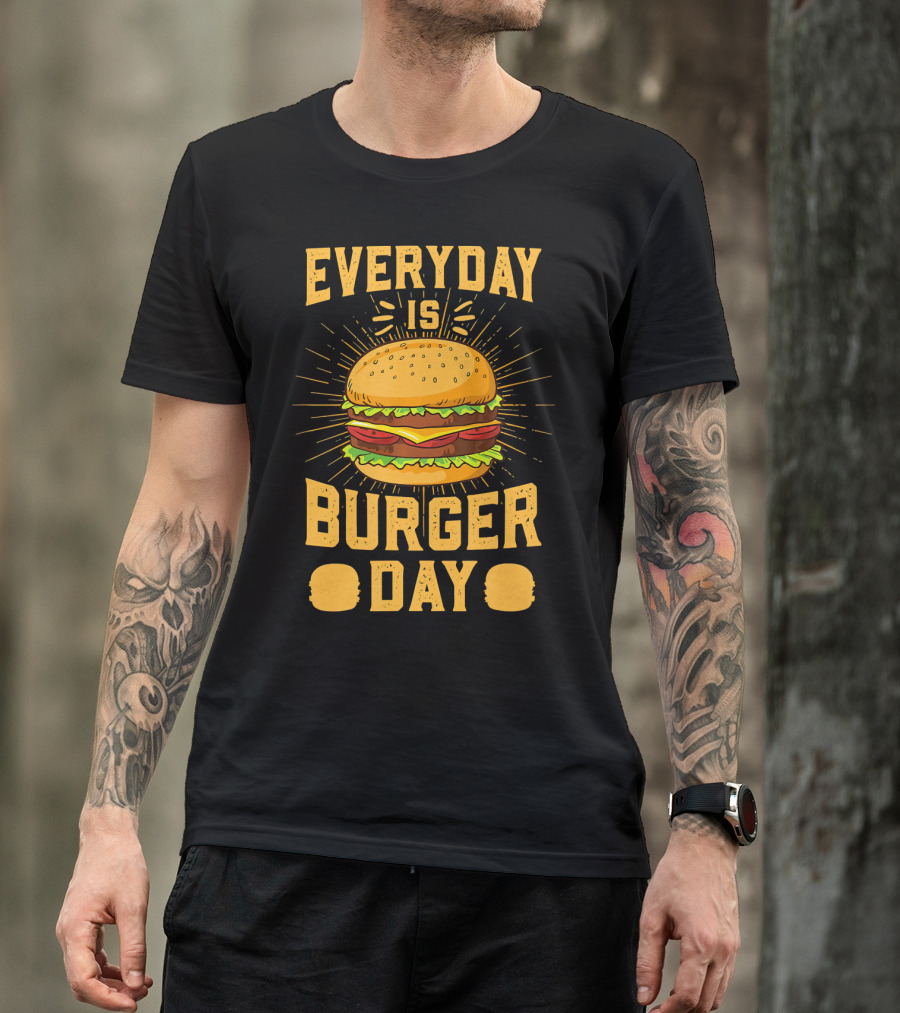 Every Day Is Burger Day BBQ Hamburger T-Shirt