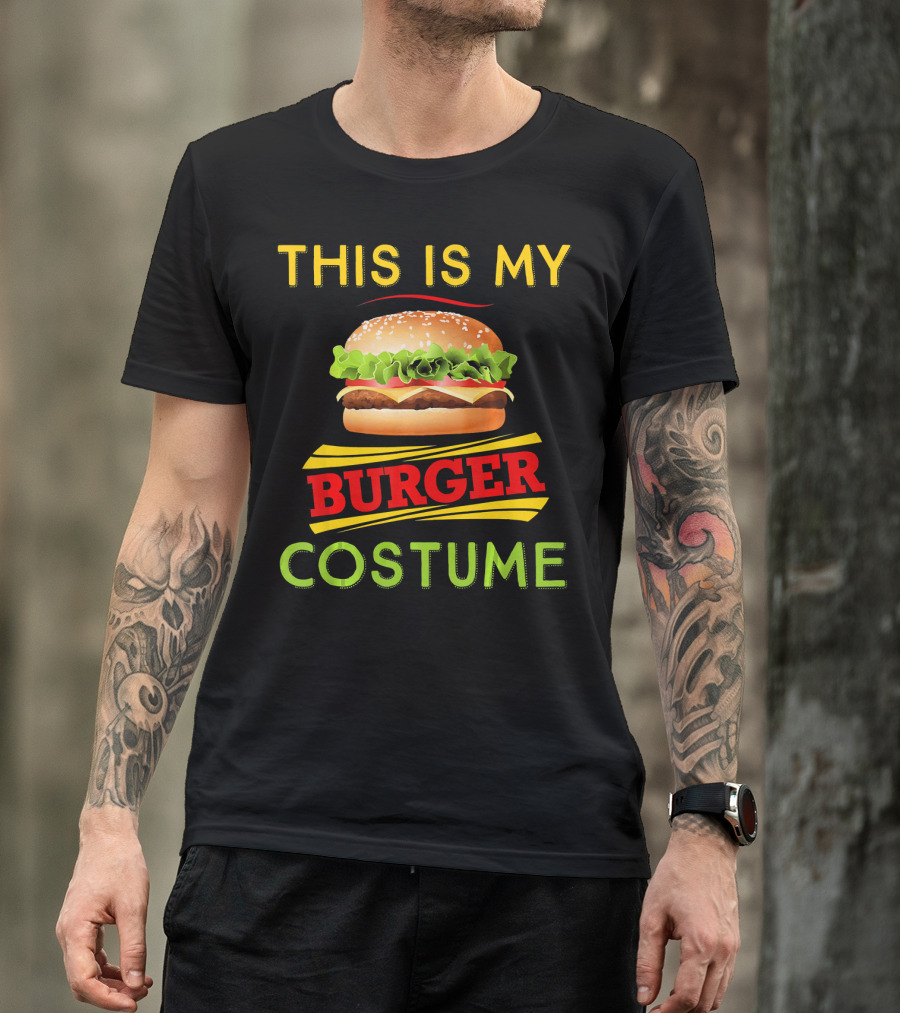 This Is My Burger Costume Halloween T-Shirt