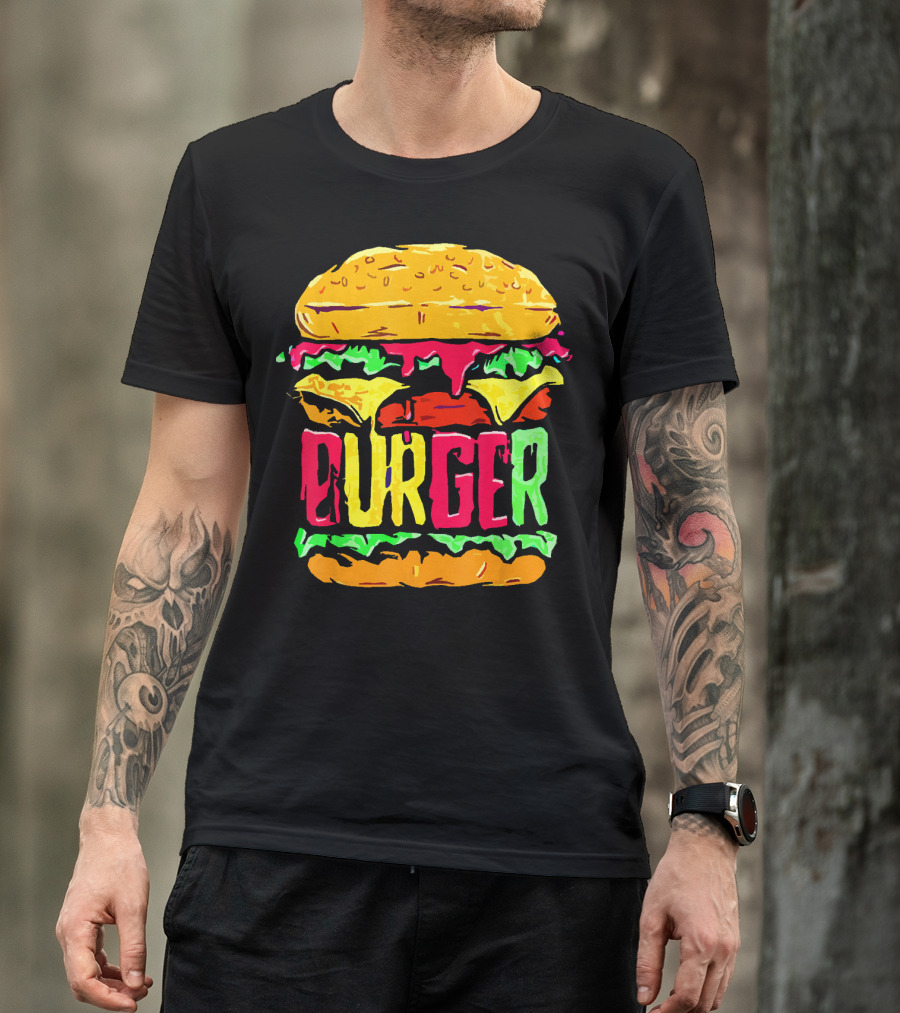 Burger Layers Giant Hamburger T-Shirt