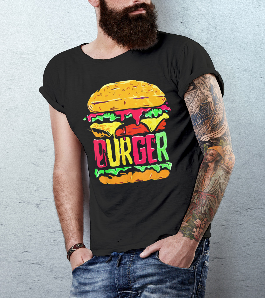 Burger Layers Giant Hamburger T-Shirt