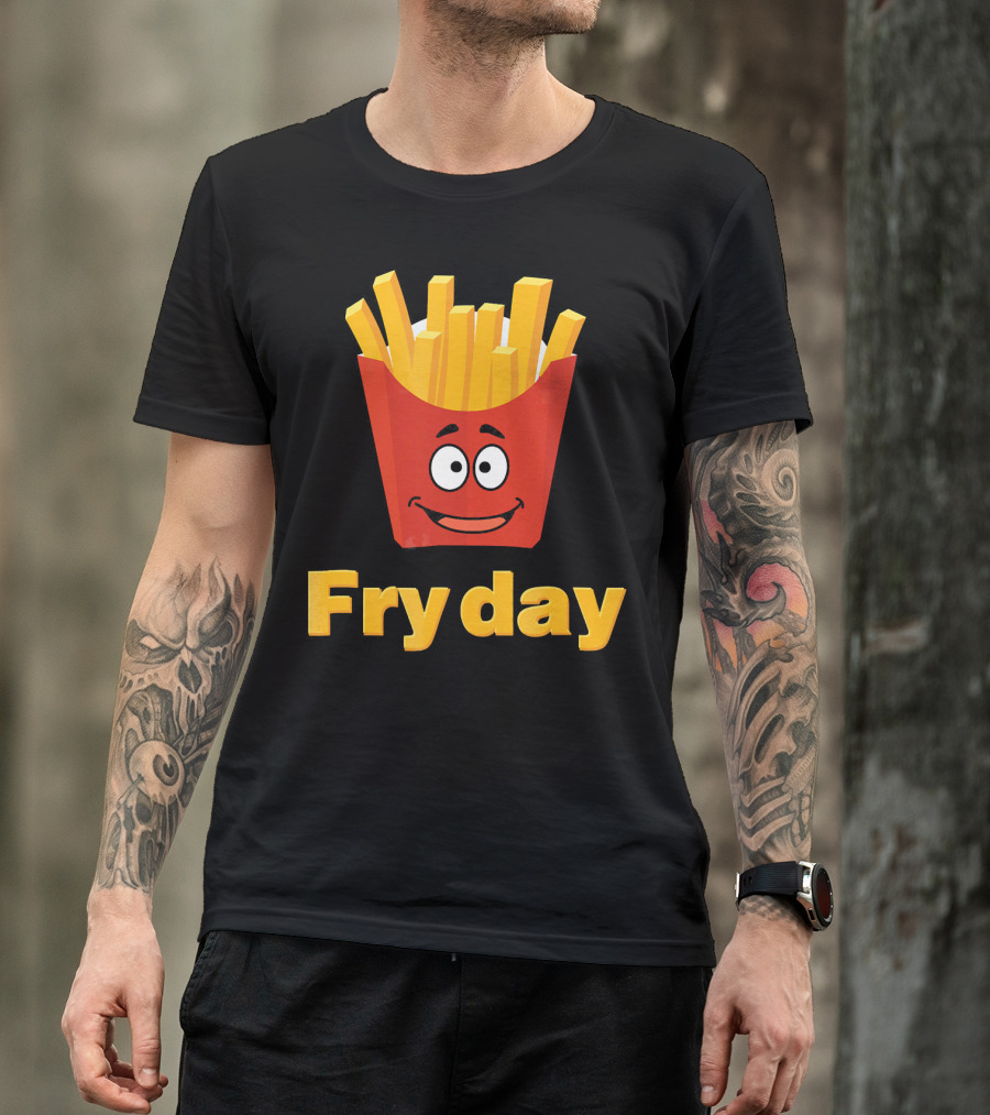 Fry Day Funny Fries Fry Day Burger Frid T-Shirt