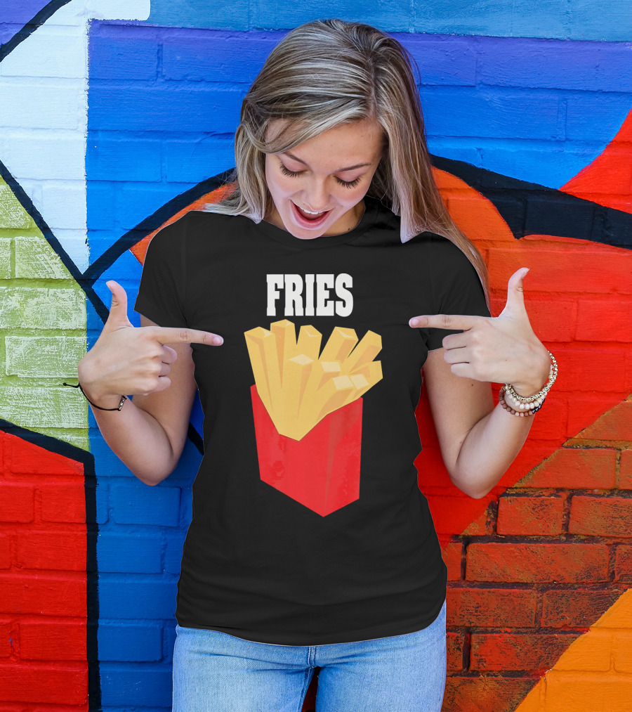 FRIES French Fries Box T-Shirt