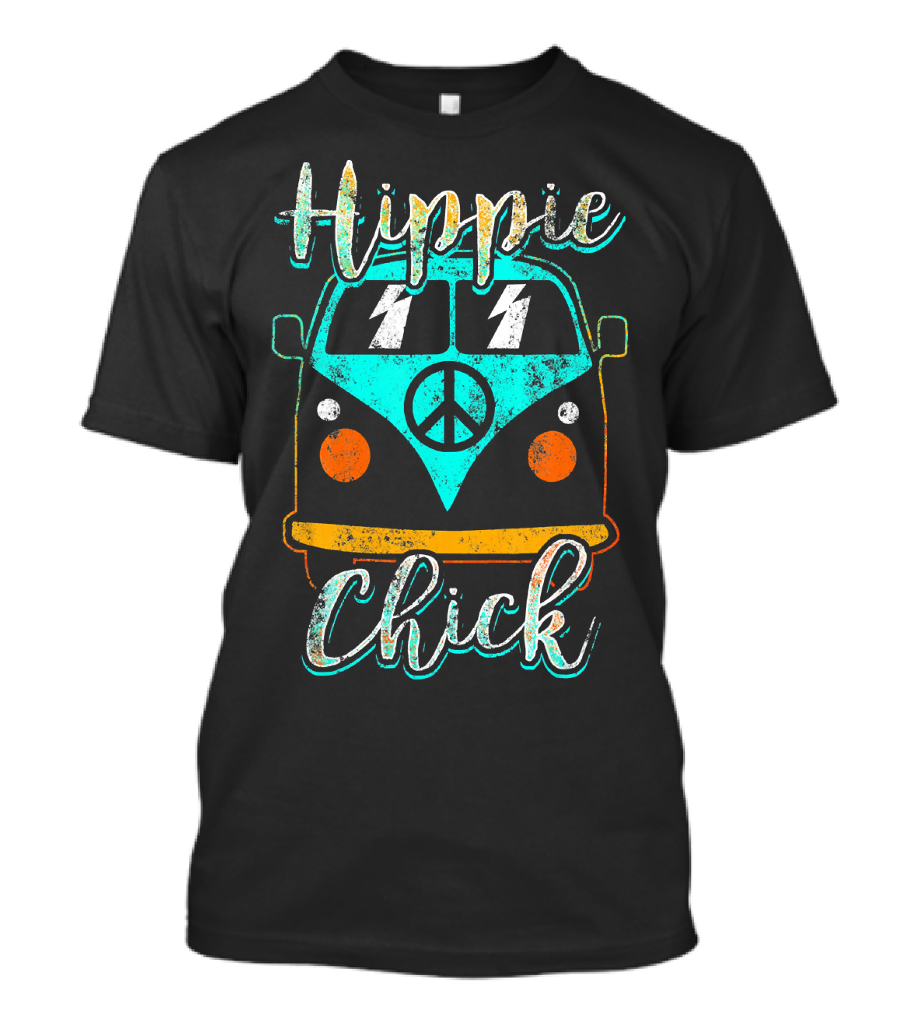 Hippie Chick Boho Gypsy Van Peace T-Shirt