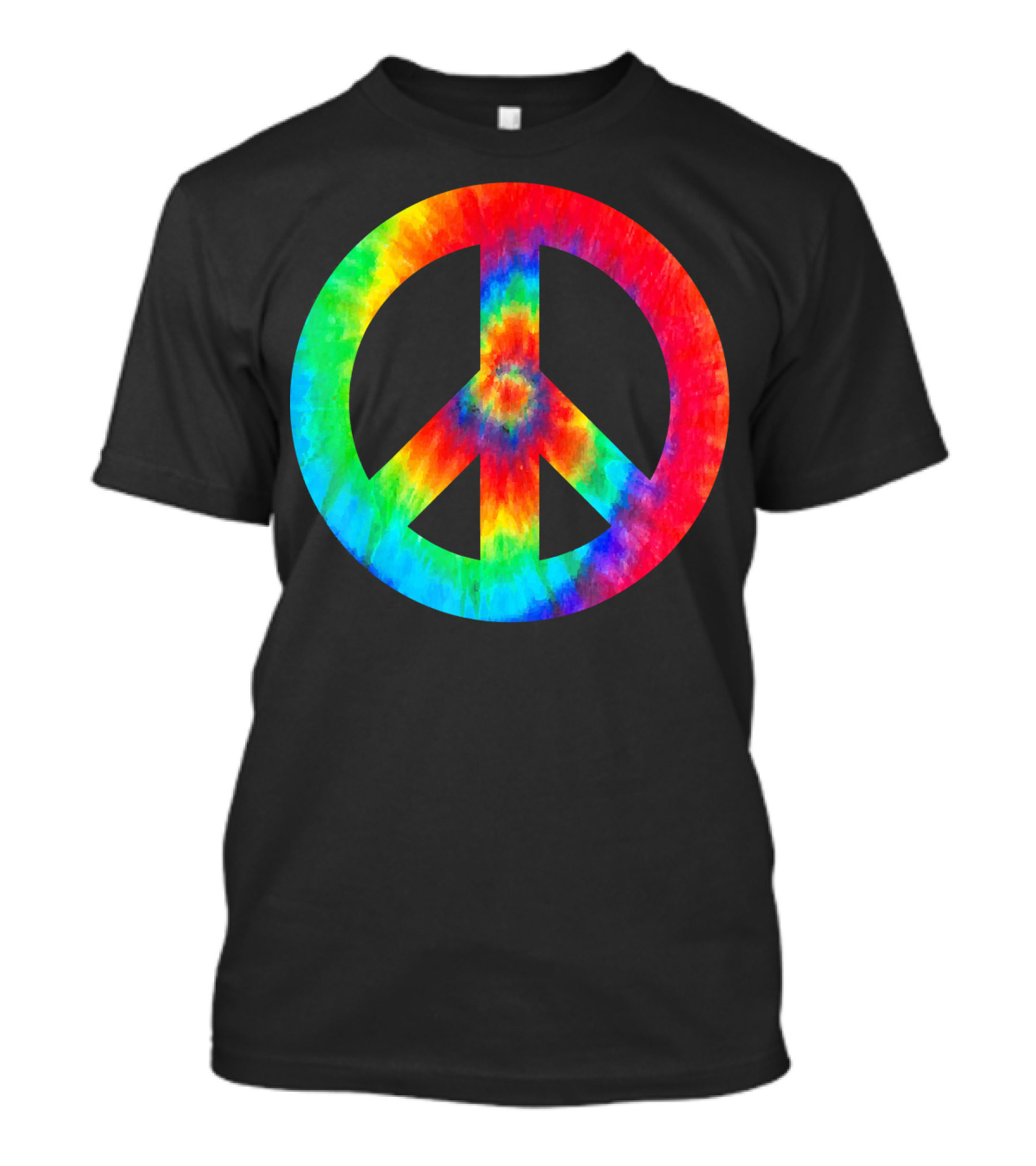 Cool Tie Dye Peace Sign T-Shirt