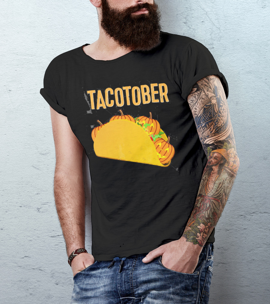 Tacotober Halloween Pumpkin Taco T-Shirt