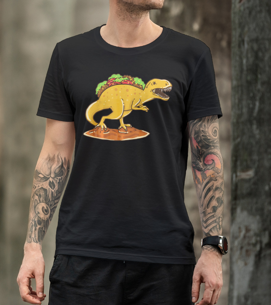 Tyrannosaurus Rex Taco Dinosaur T-Shirt