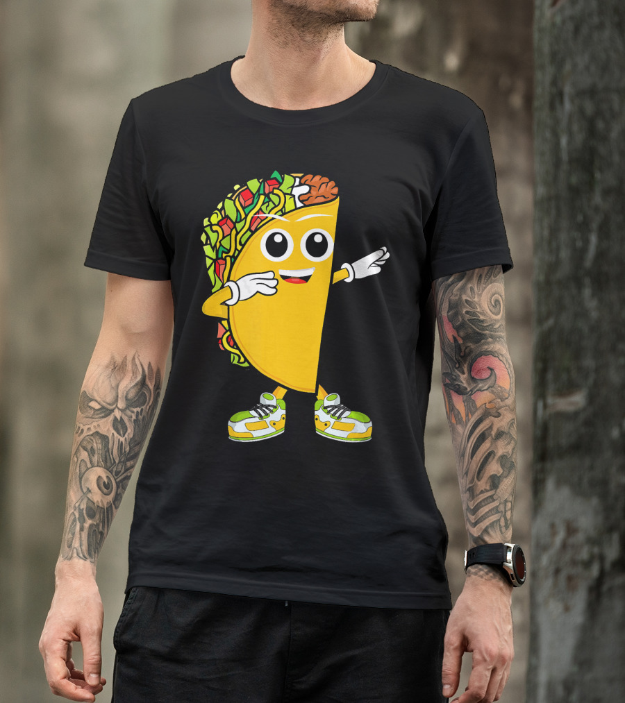 Dabbing Taco Dance Fun Celebrate Fiesta T-Shirt