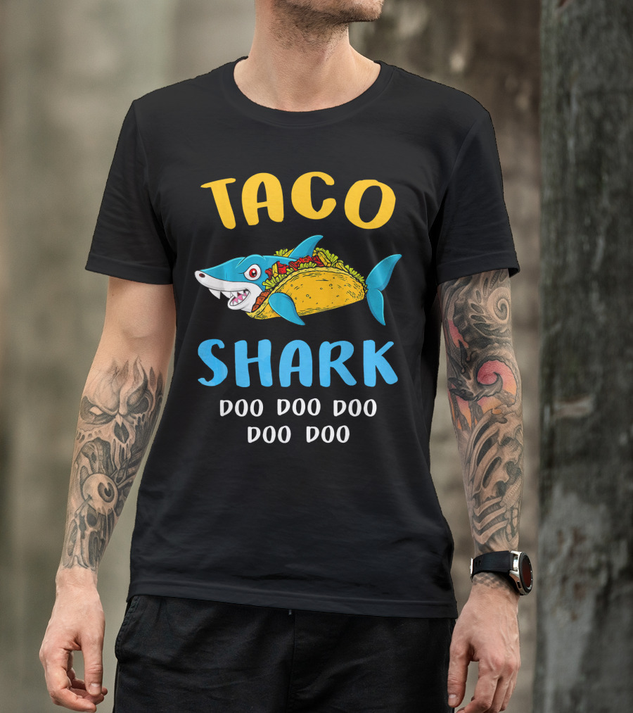 Taco Shark Doo Doo Doo Doo Doo T-Shirt