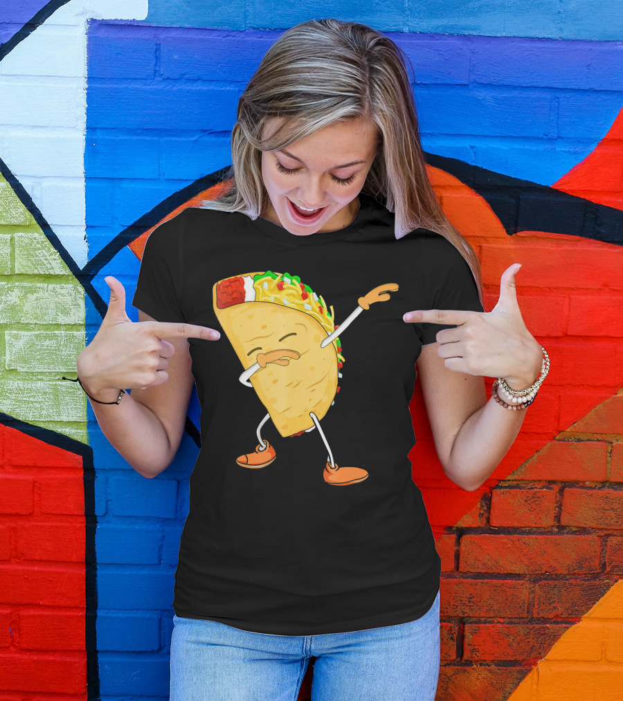 Dabbing Taco Mexican Food Lover Dance Fiesta T-Shirt