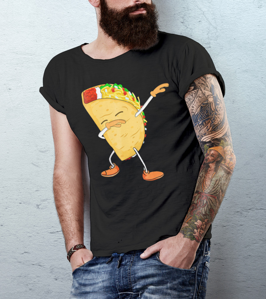 Dabbing Taco Mexican Food Lover Dance Fiesta T-Shirt