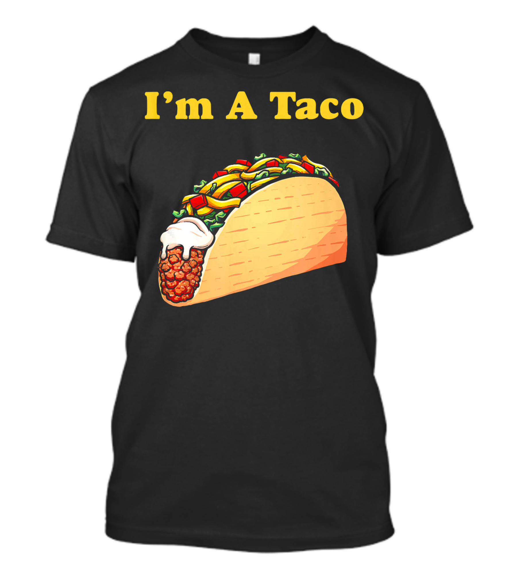 I'm A Taco Simple Funny Easy Halloween Co T-Shirt