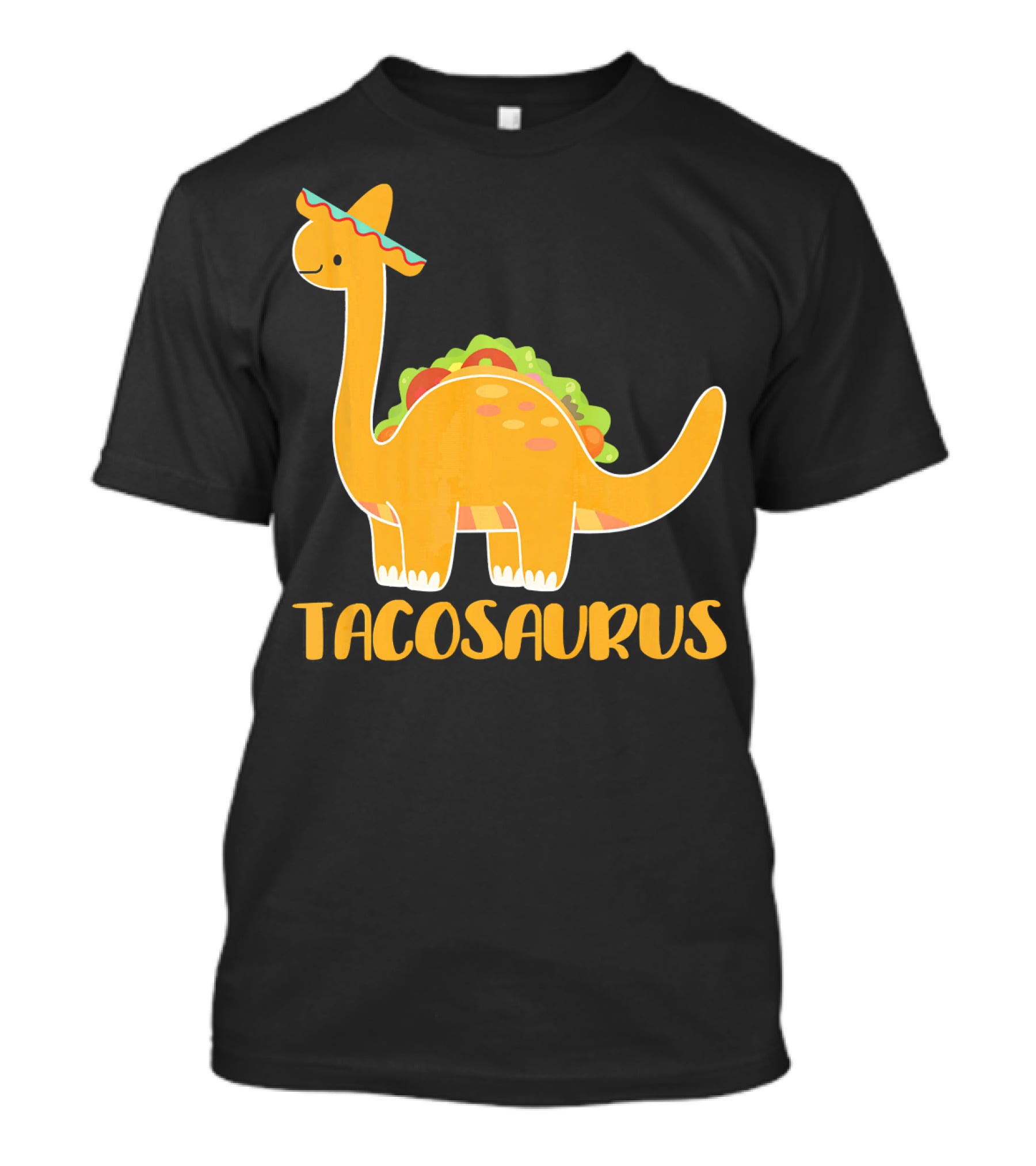 Tacosaurus Brachiosaurus Sombrero Funny Taco Dino T-Shirt