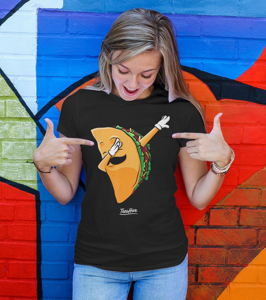 Dabbing Taco TeesHive Dab Dancing Taco Time T-Shirt