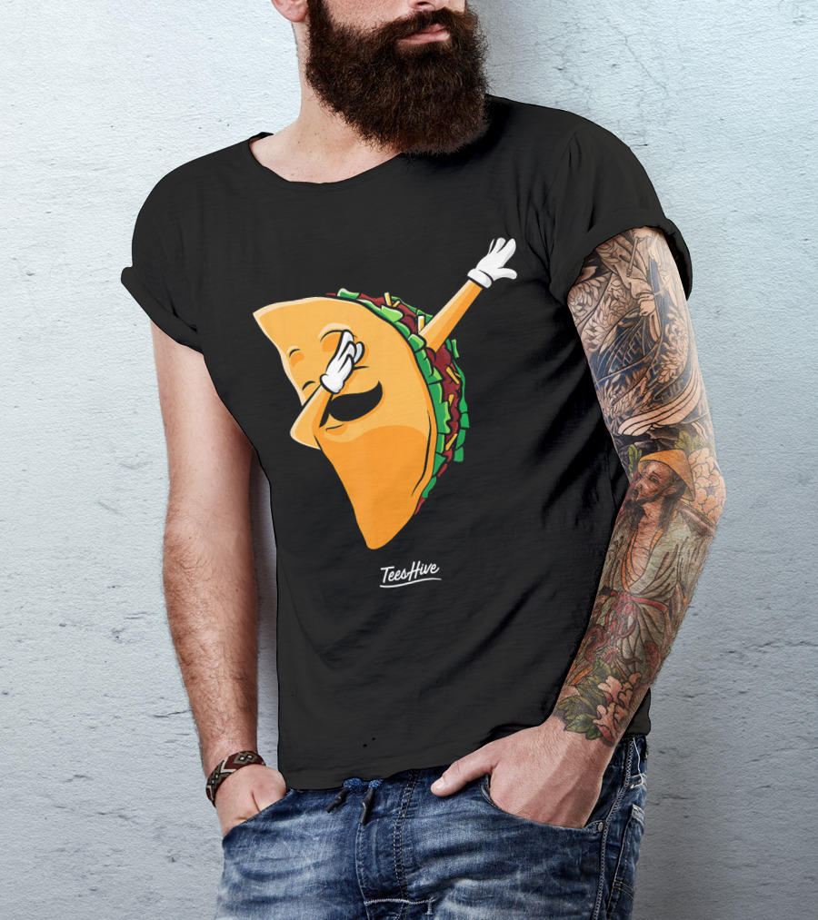 Dabbing Taco TeesHive Dab Dancing Taco Time T-Shirt