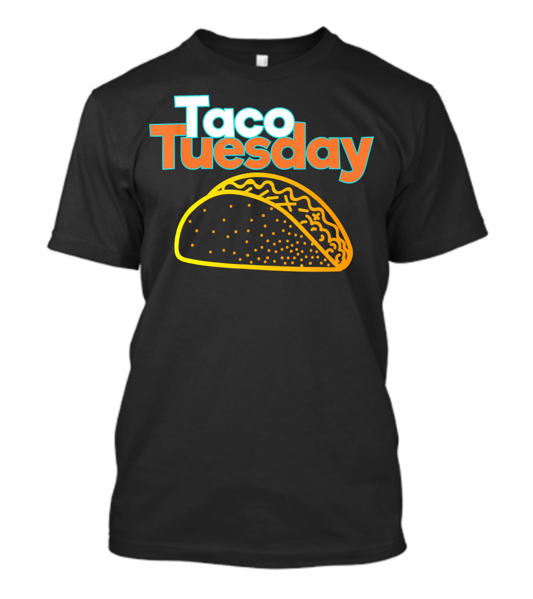 Taco Tuesday Mexican Food Fiesta Celebration With Vibrant Taco T-Shirt
