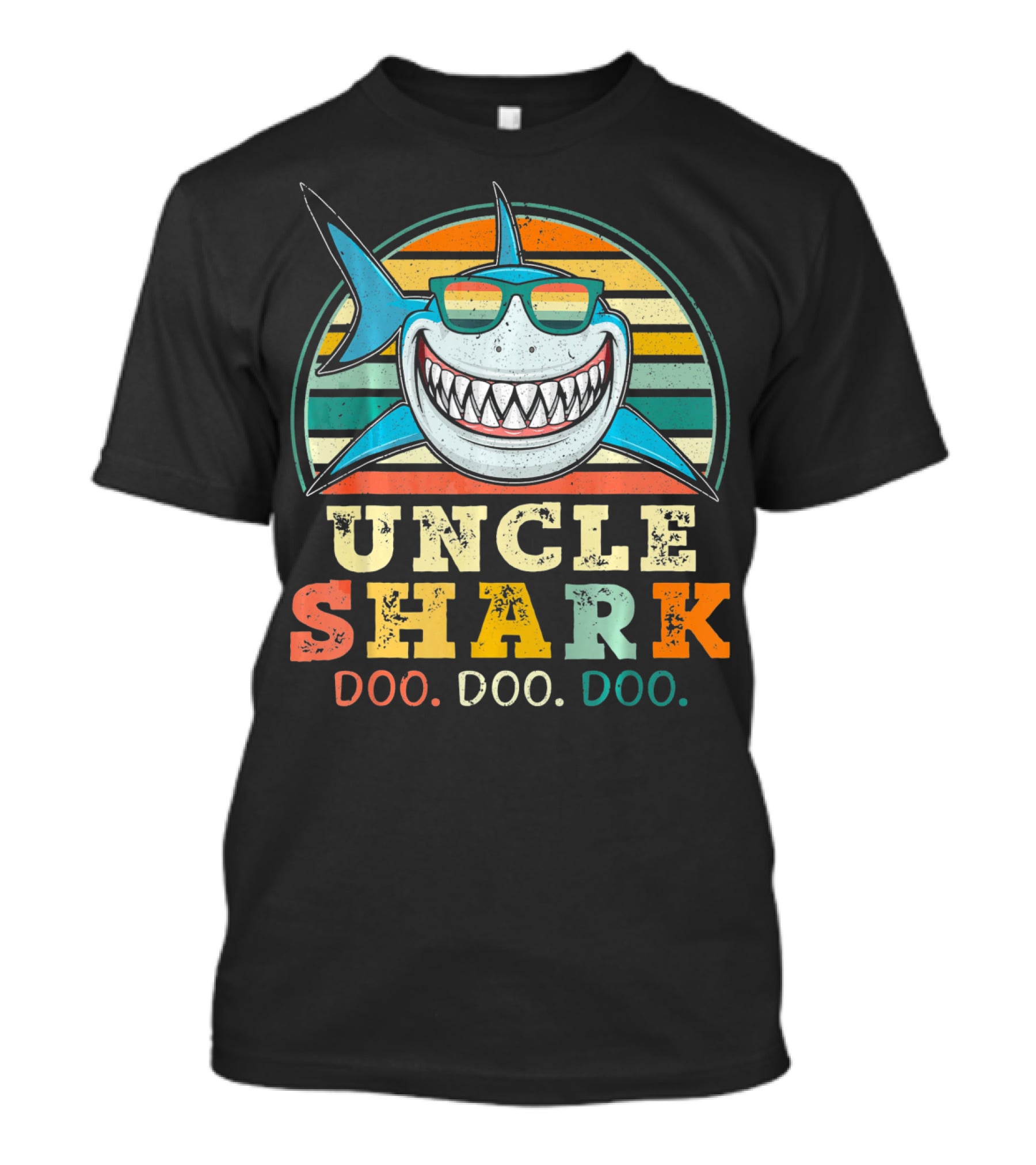Uncle Shark Retro Vintage Doo Doo Doo T-Shirt