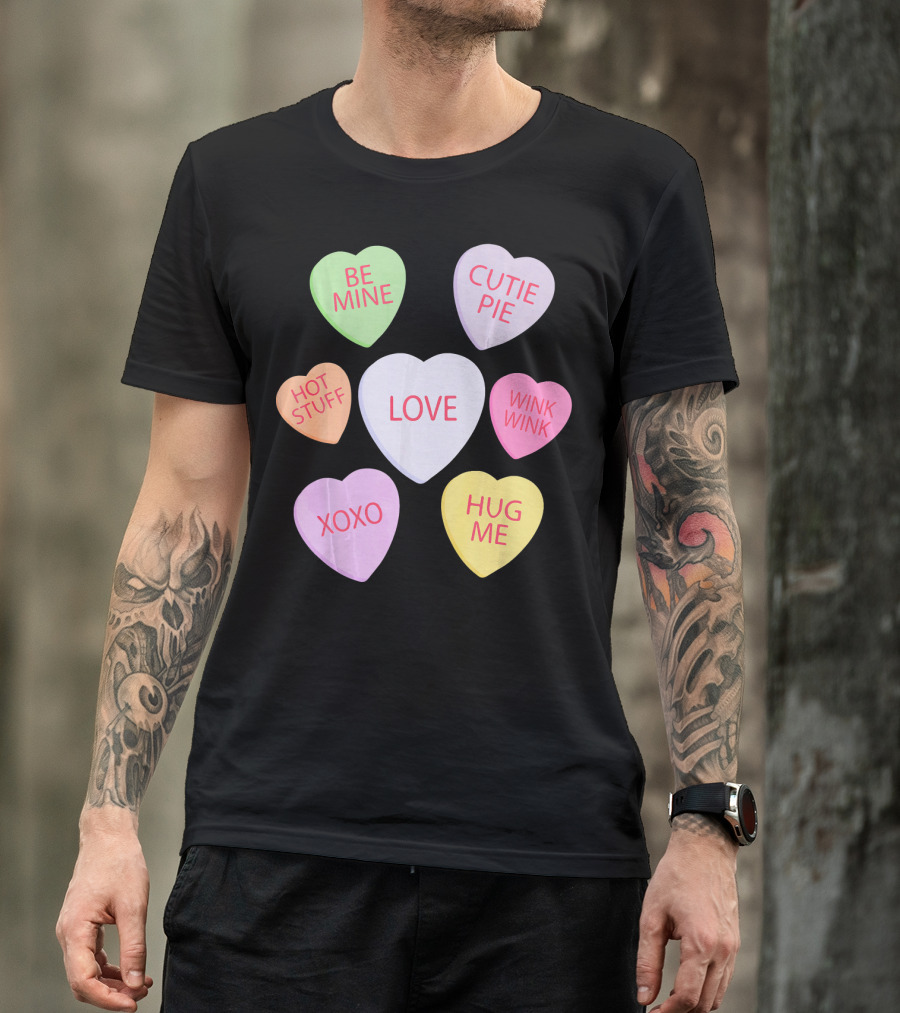 Valentines Day Be Mine Cutie Pie Love Candy Heart Kids Chi T-Shirt