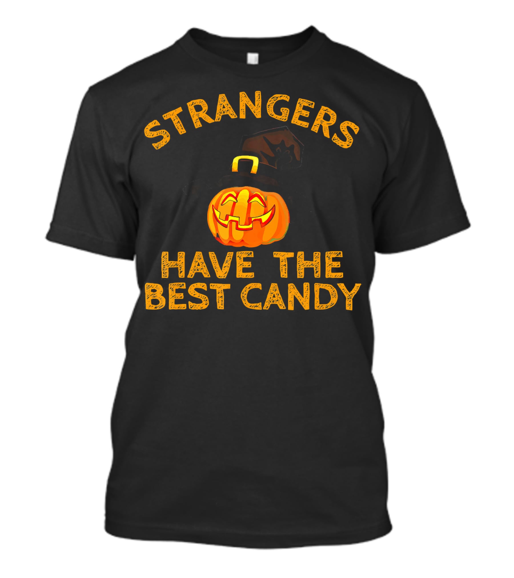 Strangers Have The Best Candy Halloween Pumpkin T-Shirt