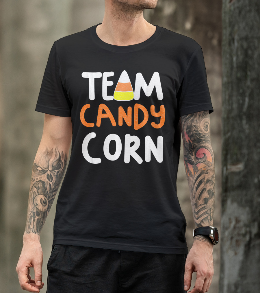 Team Candy Corn Halloween Treat Enthusiasts T-Shirt