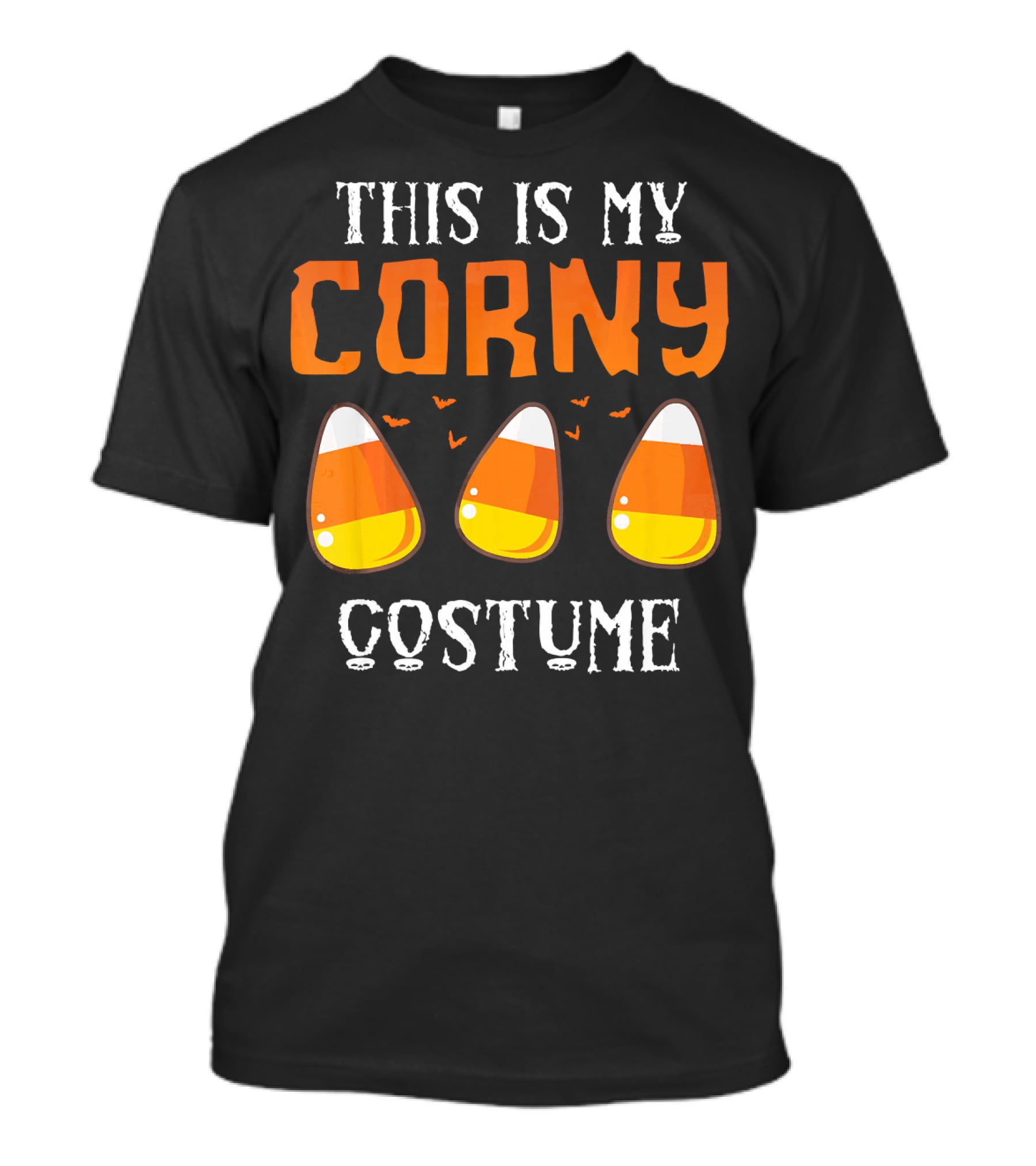 This Is My Corny Costume Candy Corn Bats T-Shirt