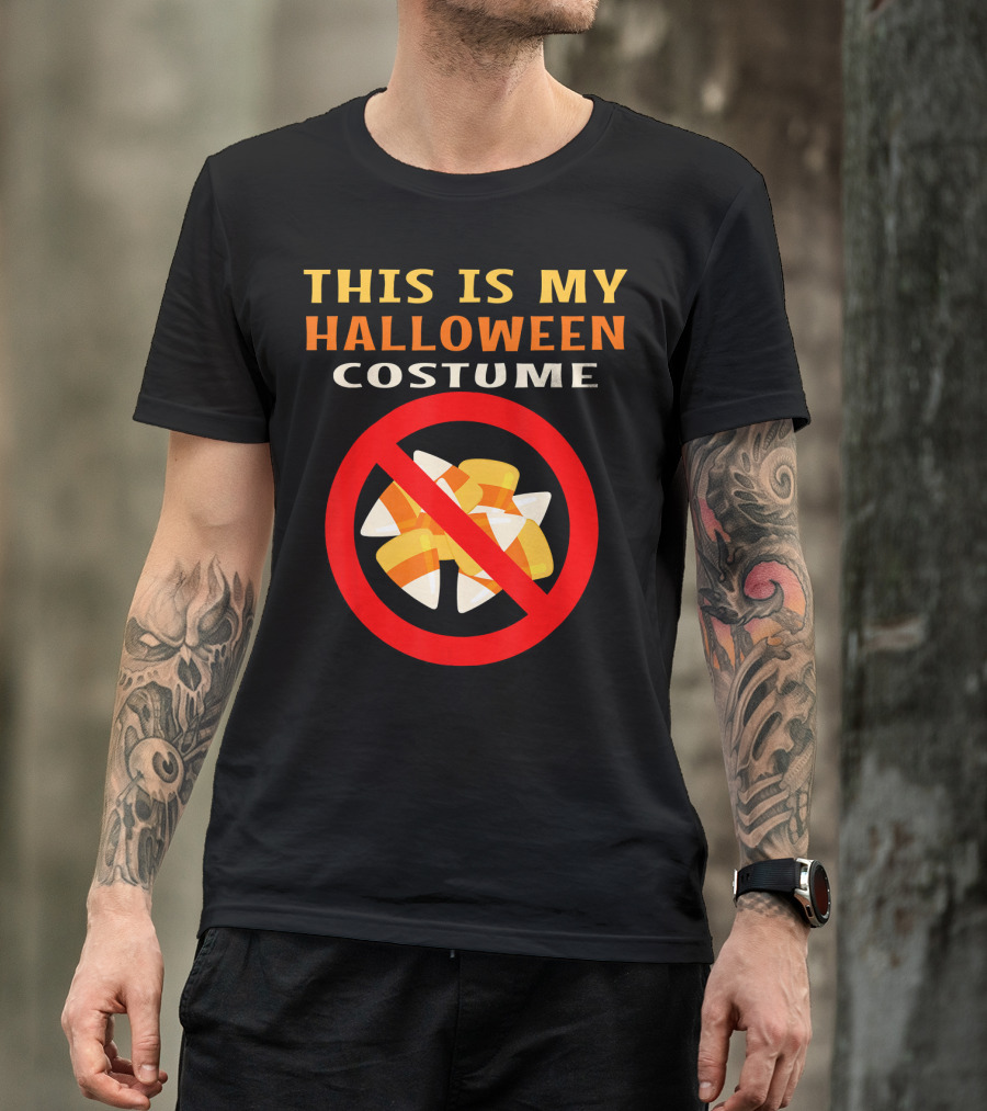 This Is My Halloween Costume Ban Candy Corn T-Shirt
