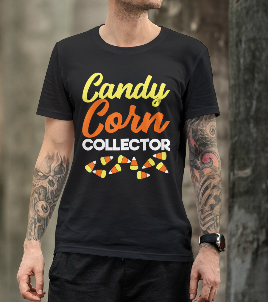 Candy Corn Collector Halloween Treat Enthusiast T-Shirt