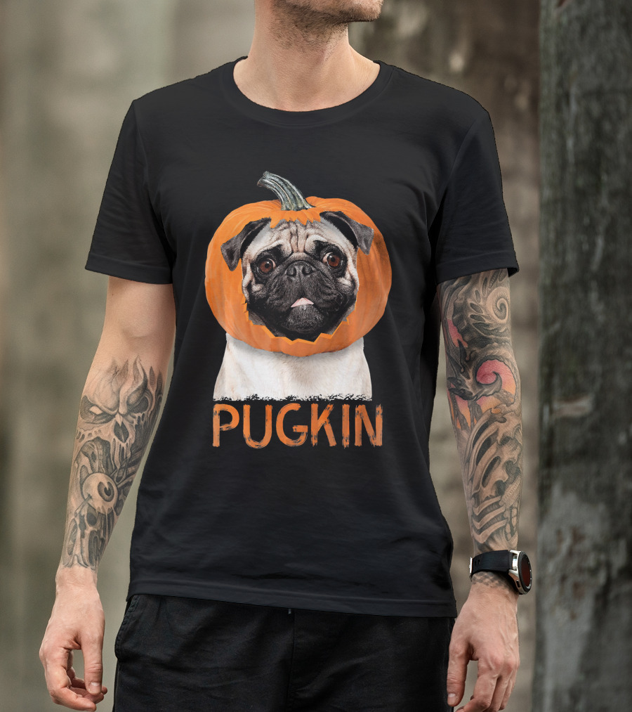 Pugkin Pug Pumpkin Pie Puppy T-Shirt