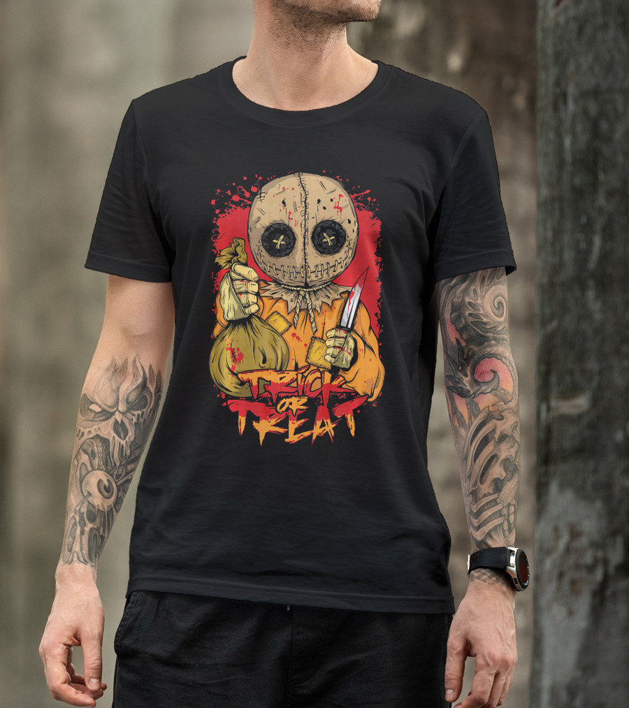 Trick Or Treat Halloween Horror Ghost Scary T-Shirt