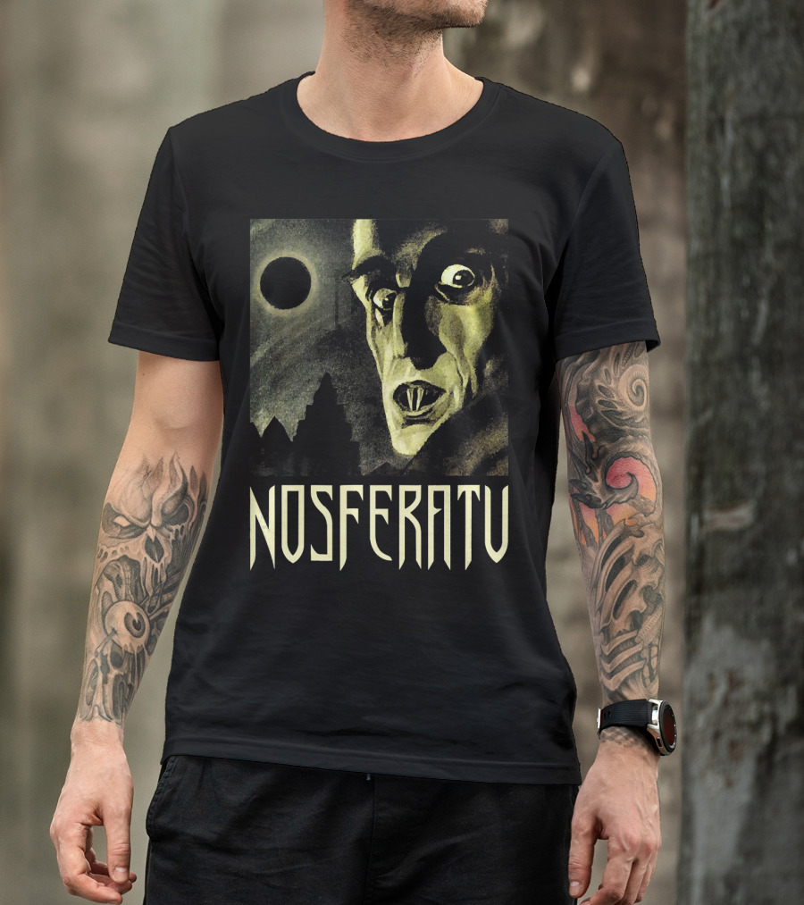 Nosferatu Vintage Horror Film Vampire Eclipse T-Shirt