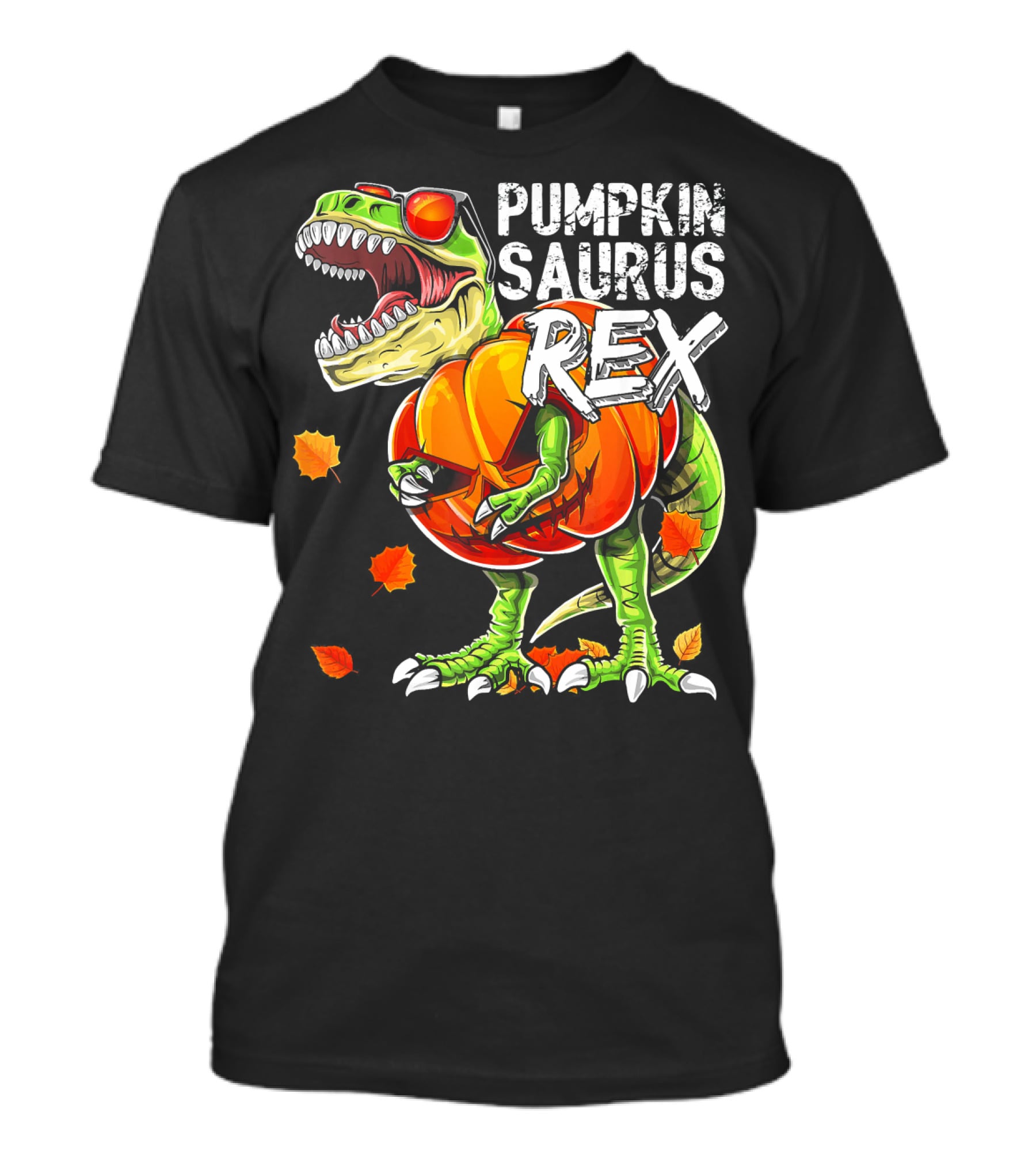 Pumpkinsaurus Rex Halloween Dinosaur Pumpkin Jack O Lantern T-Shirt