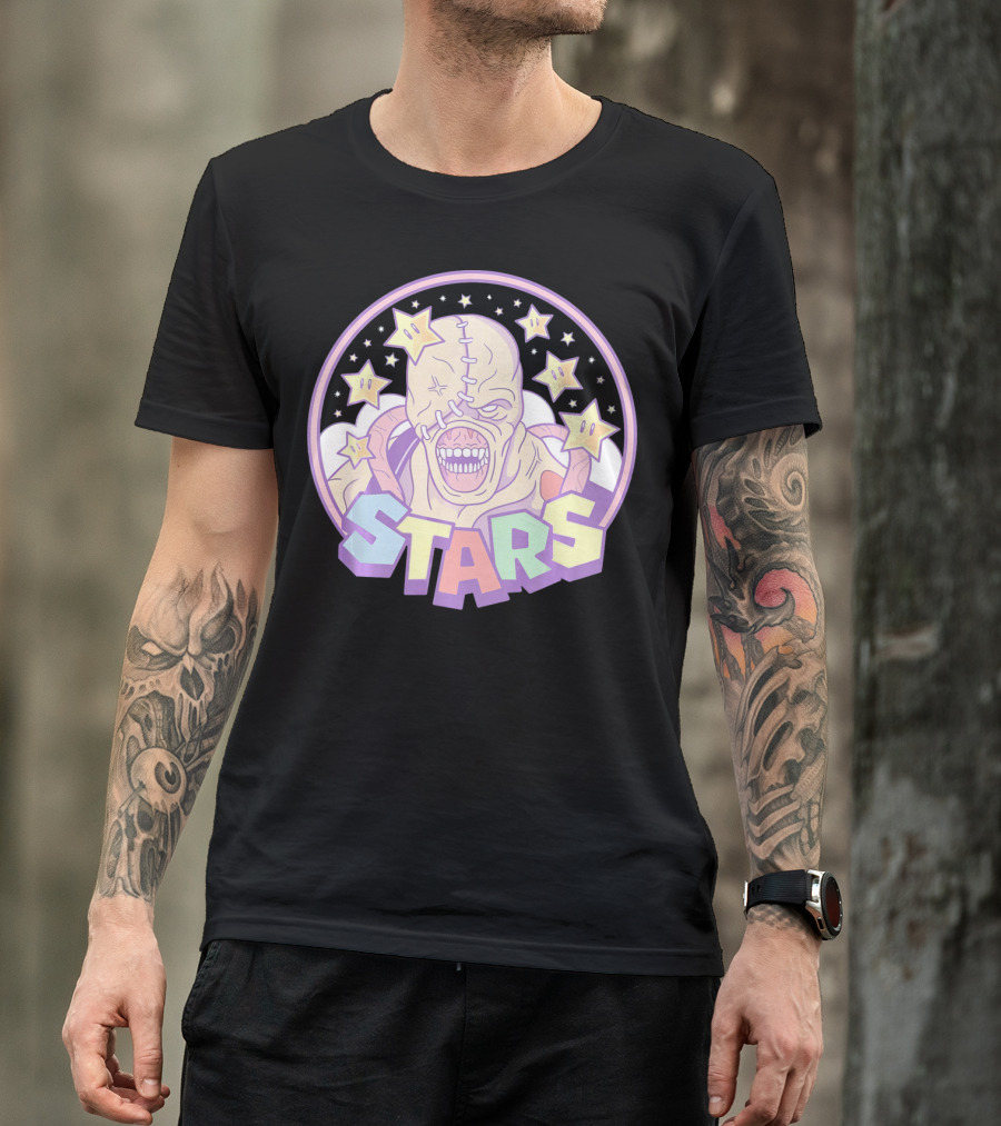STARS Resident Racoon City Nemesis Pastel T-Shirt