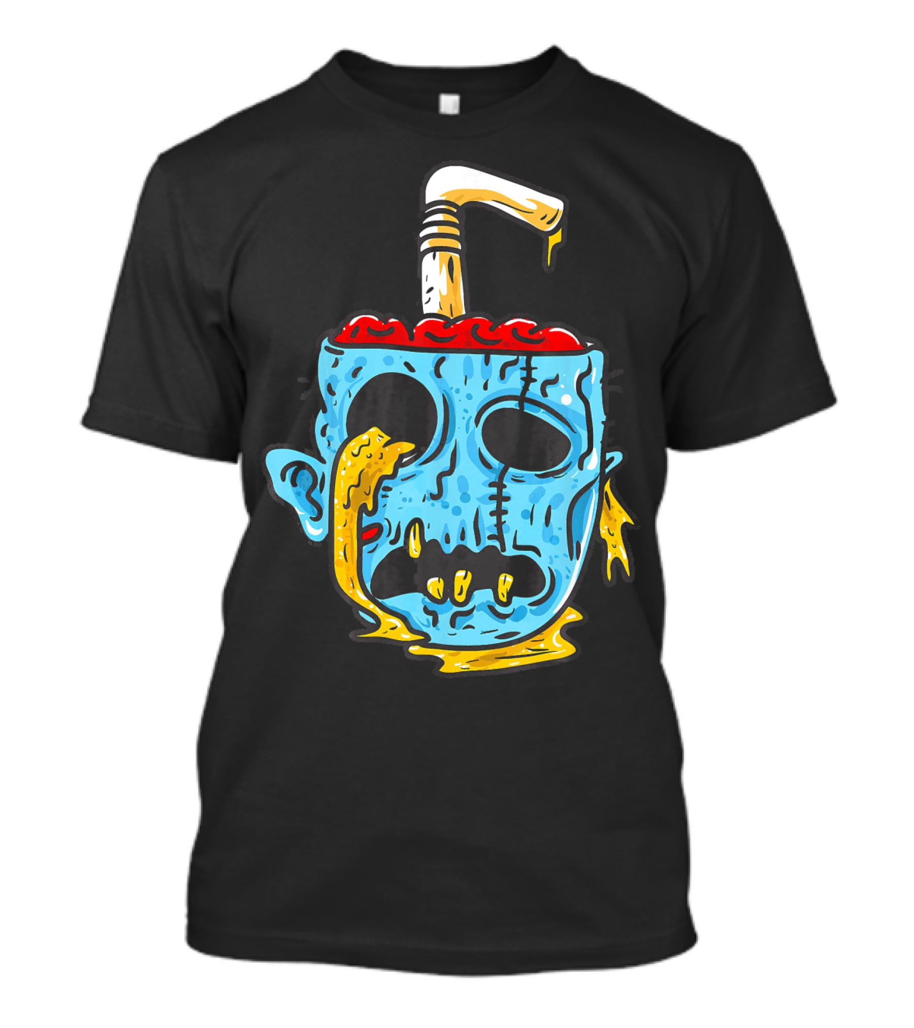 Zombie Food Brain Slushie Horror T-Shirt