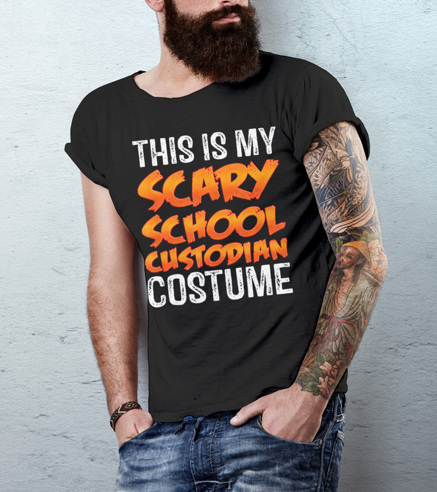 This Is My Scary School Custodian Costume T-Shirt