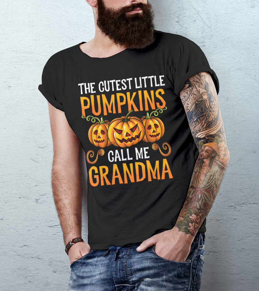 The Cutest Little Pumpkins Call Me Grandma T-Shirt