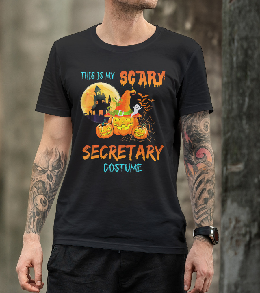 This Is My Scary Secretary Costume T-Shirt