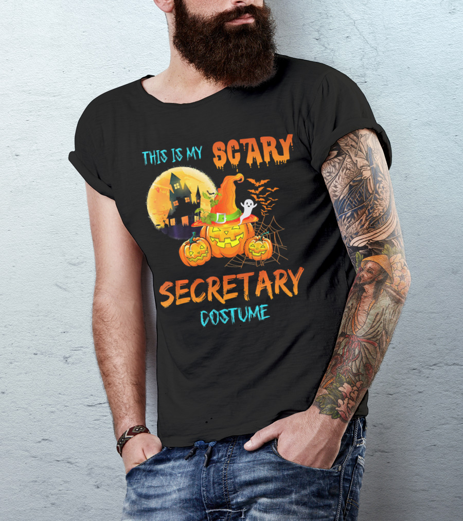 This Is My Scary Secretary Costume T-Shirt