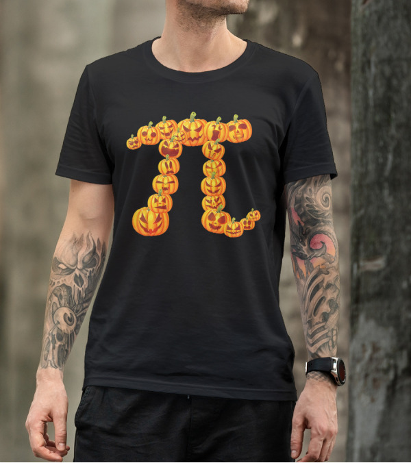 Pumpkin Pi Halloween Math T-Shirt