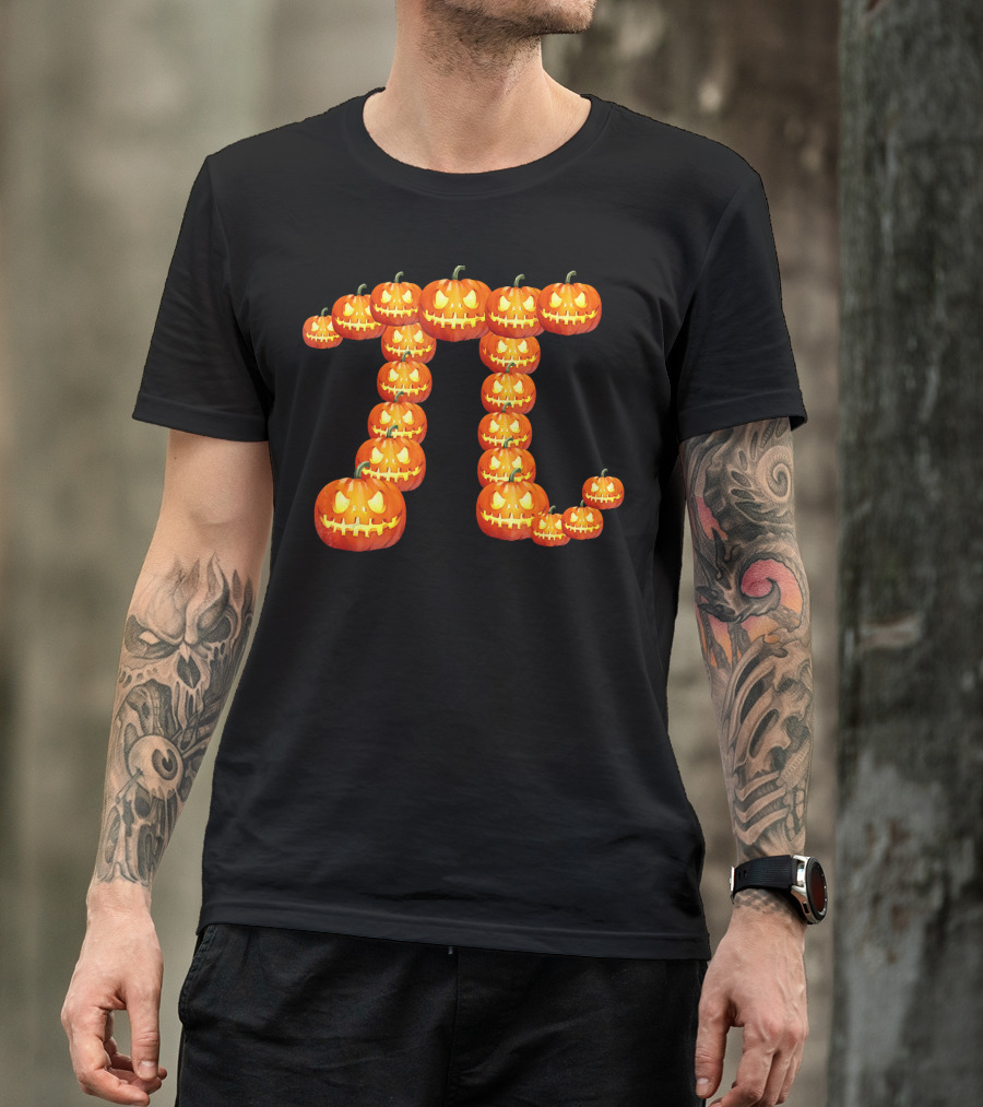 Pumpkin Pi Clever Halloween Humor T-Shirt