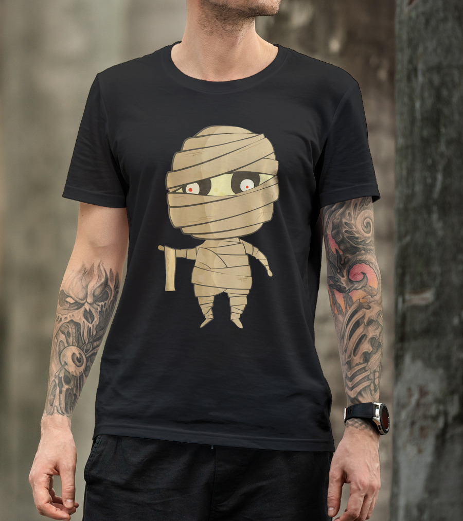Mummy Halloween Cute Character T-Shirt