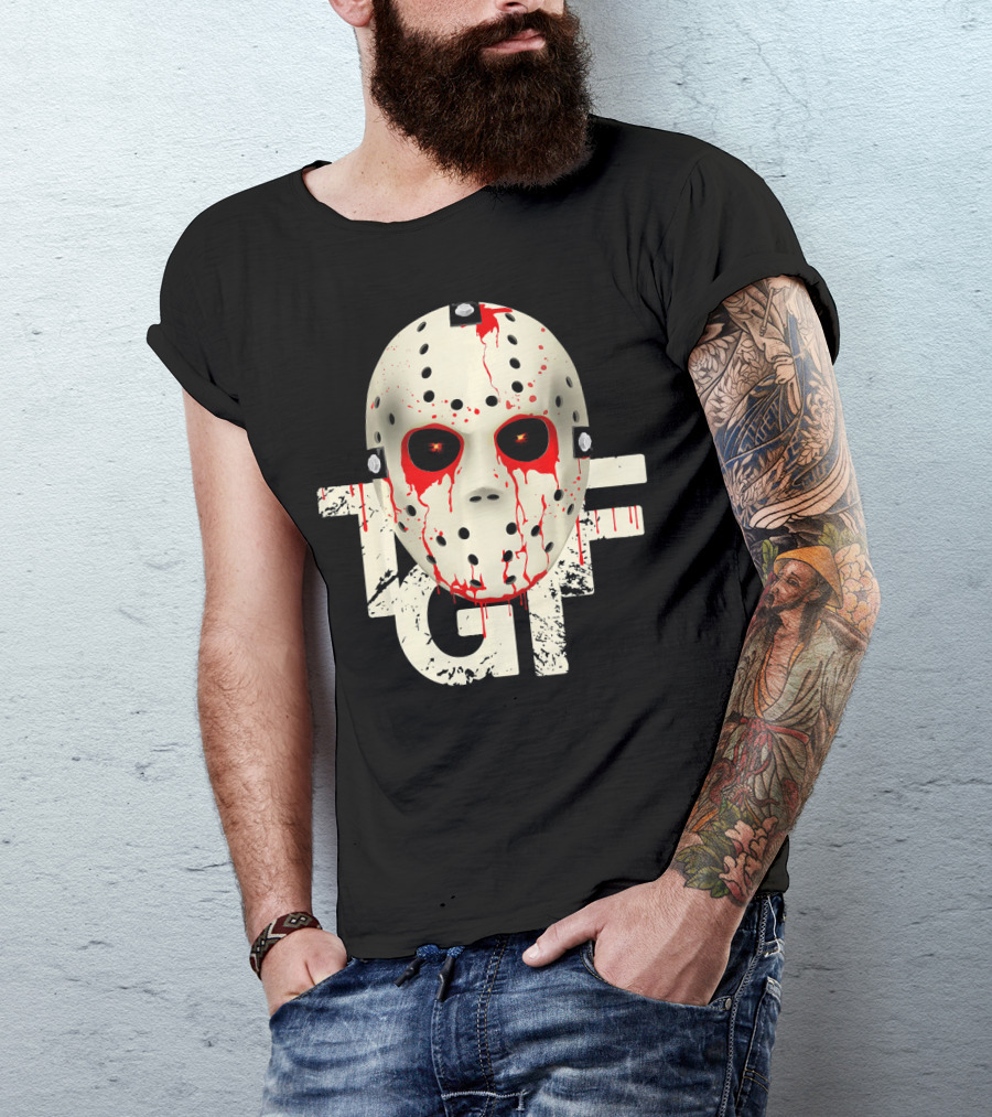 T G I Friday The 13th Hockey Mask T-Shirt