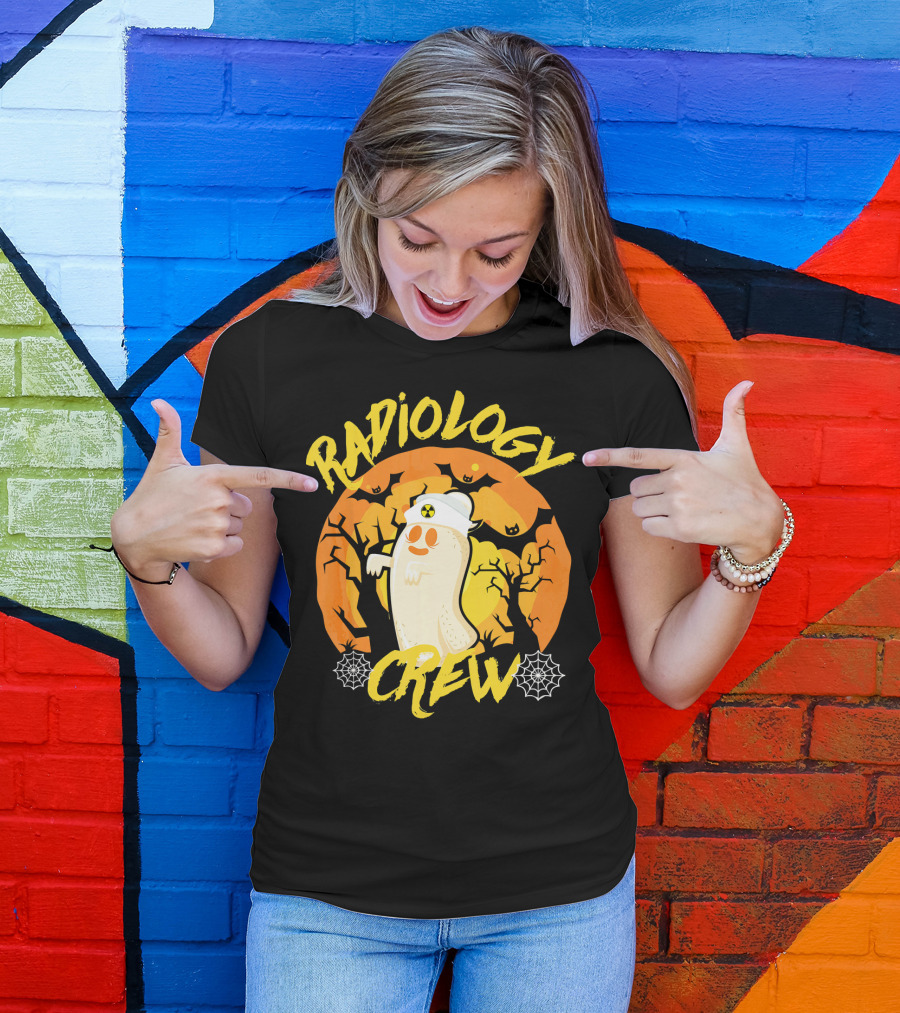 Radiology Crew Halloween Ghost X-Ray Tech T-Shirt