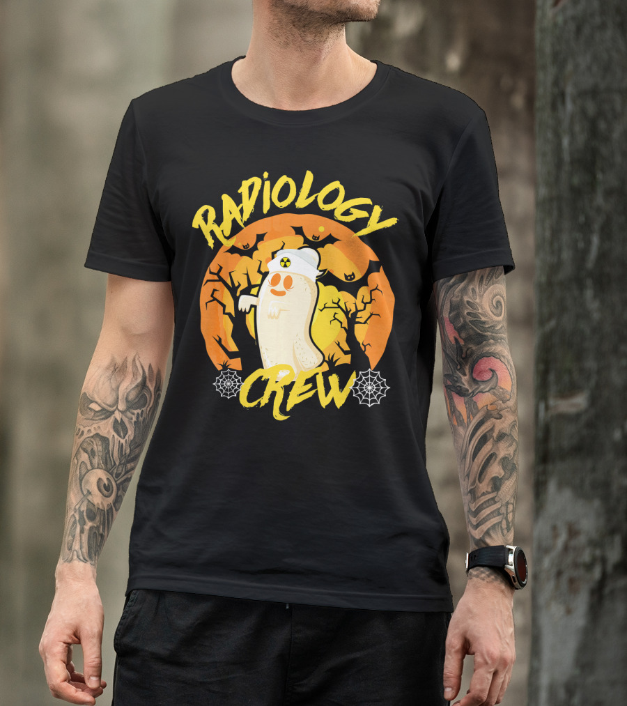 Radiology Crew Halloween Ghost X-Ray Tech T-Shirt