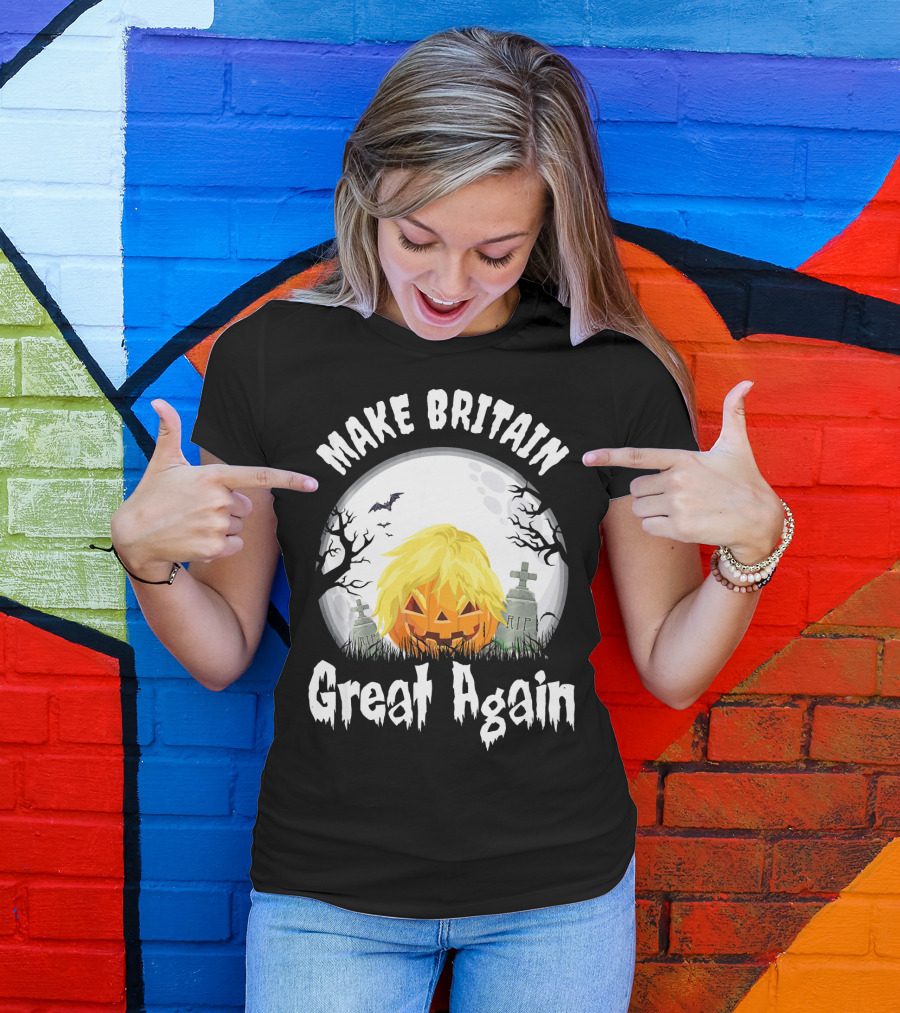 Make Britain Great Again Halloween Brexit Pumpkin T-Shirt
