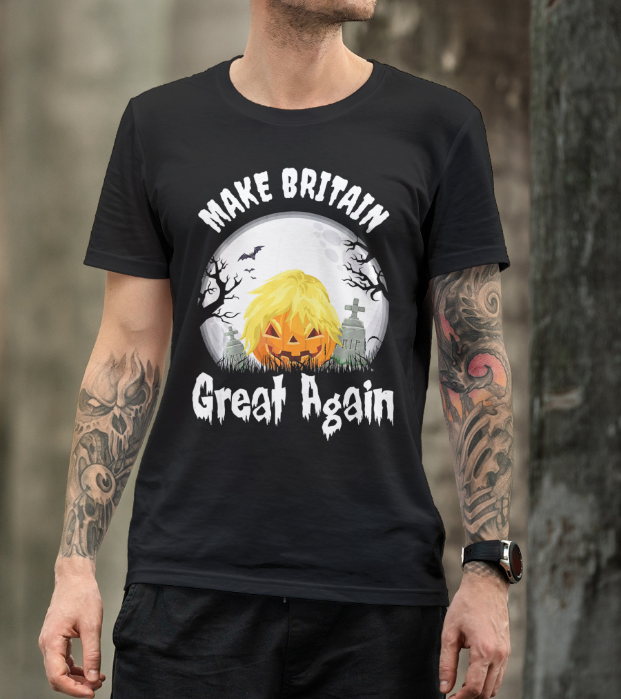 Make Britain Great Again Halloween Brexit Pumpkin T-Shirt