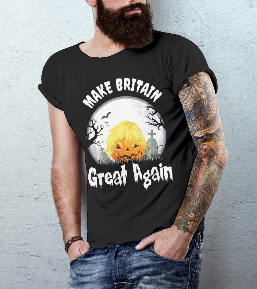 Make Britain Great Again Halloween Brexit Pumpkin T-Shirt