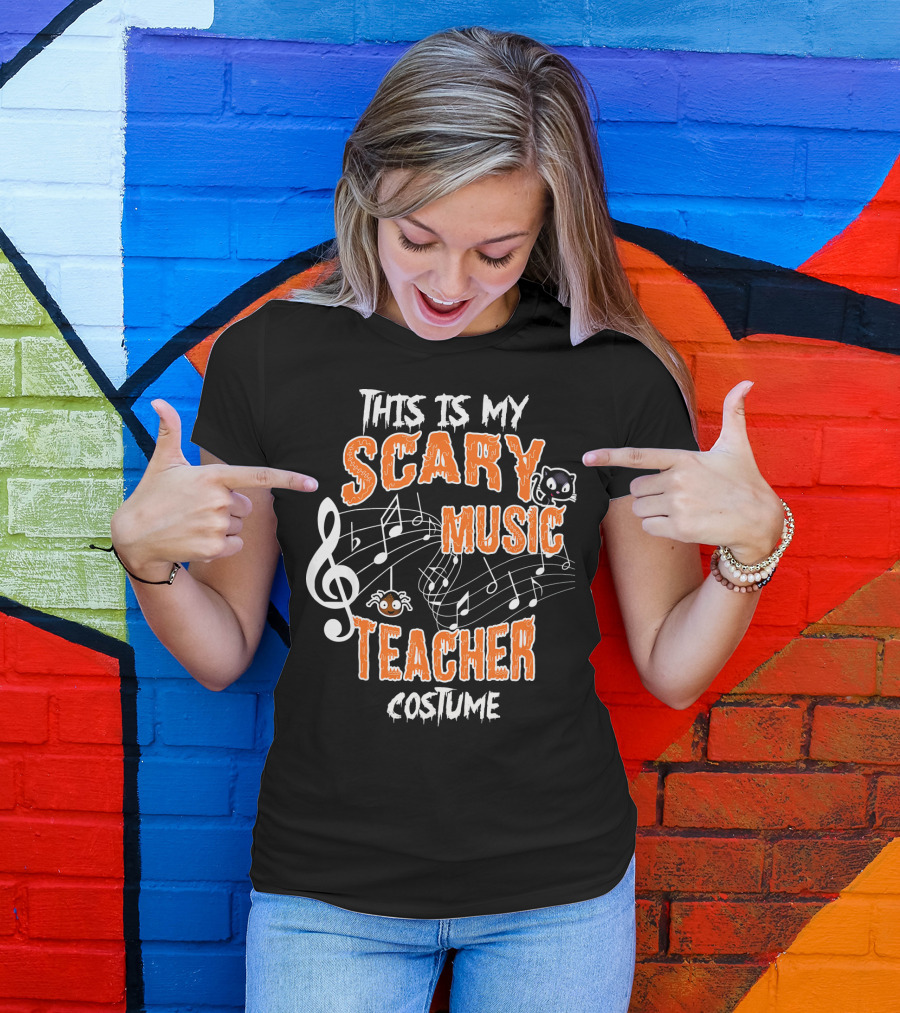 This Is My Scary Music Teacher Costume T-Shirt